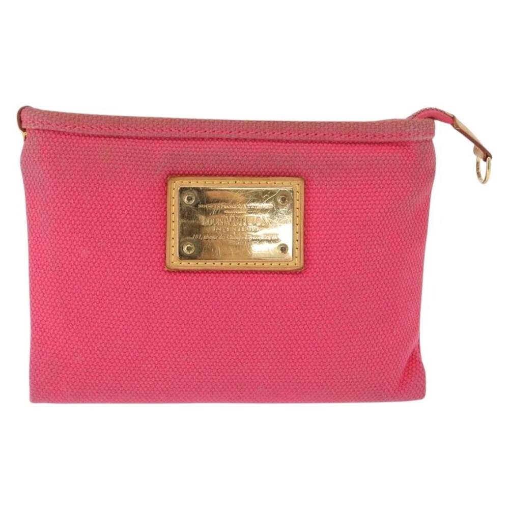 Louis Vuitton Antigua Pochette Plat PM Pouch Pink